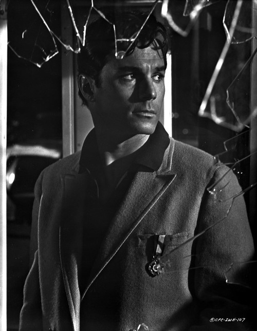 George Maharis through a broken window Photo Print - Item # VARCEL683401
