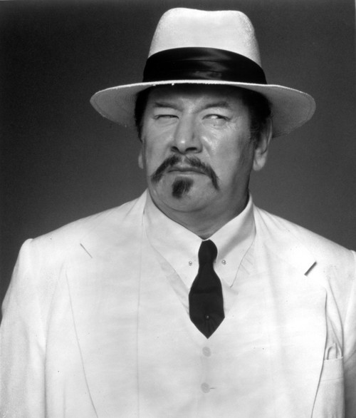 Peter Ustinov with a goatee and wearing a fedora Photo Print - Item # VARCEL683481