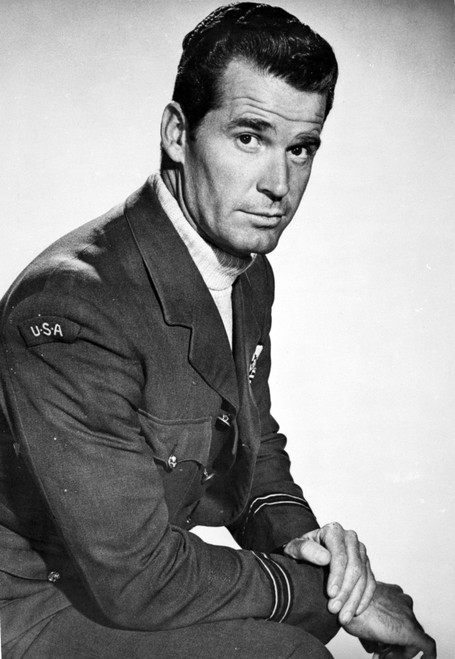 James Garner wearing a military uniform Photo Print - Item # VARCEL683587