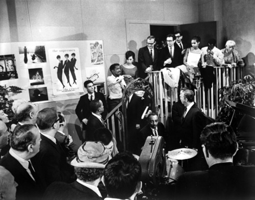 Sammy Davis Jr at a party Photo Print - Item # VARCEL683604
