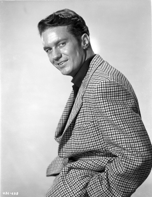 Cliff Robertson wearing a checkered jacket Photo Print - Item # VARCEL683651