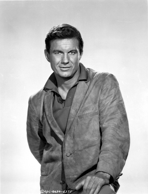 Cliff Robertson wearing a suede jacket Photo Print - Item # VARCEL683653