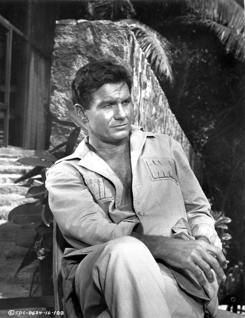 Cliff Robertson sitting outdoors Photo Print - Item # VARCEL683659