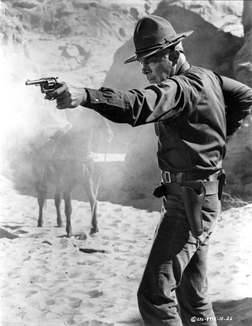 Film still t of Lee Marvin with a gun Photo Print - Item # VARCEL683710