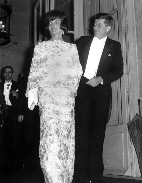 John F Kennedy and Jackie Onassis Photo Print - Item # VARCEL683753