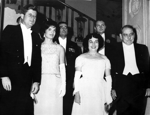 President John F Kennedy and family Photo Print - Item # VARCEL683758
