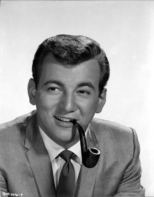 Bobby Darin smoking a pipe Photo Print - Item # VARCEL683786