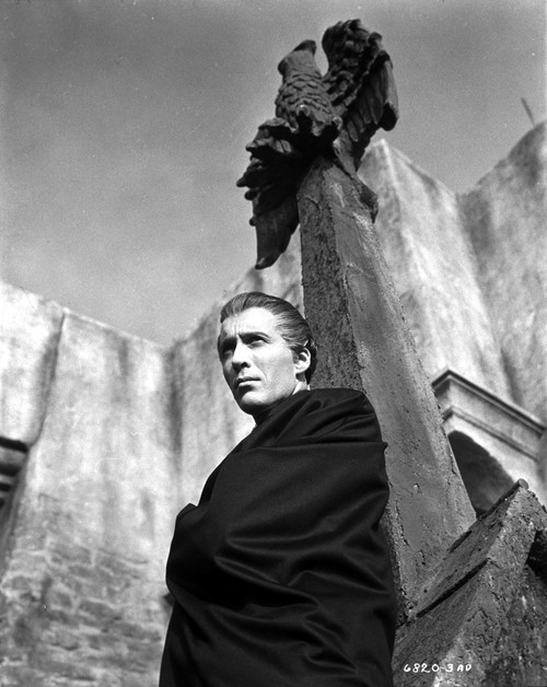 Film still of Christopher Lee as Dracula outdoors Photo Print - Item # VARCEL684032