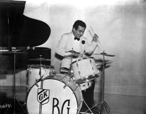 Gene Krupa playing the drums Photo Print - Item # VARCEL684127