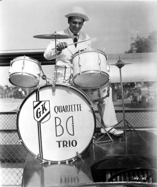 Gene Krupa playing the drums Photo Print - Item # VARCEL684129