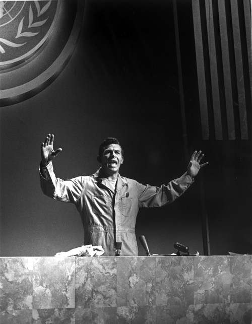 Andy Griffith with hands up Photo Print - Item # VARCEL684208
