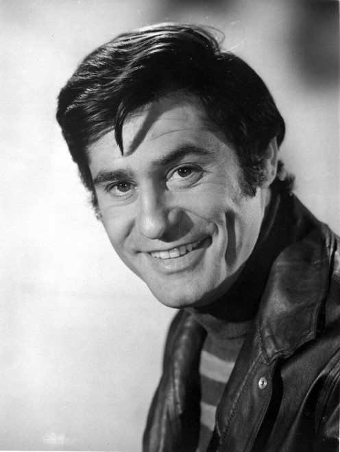 James Farentino wearing a leather jacket Photo Print - Item # VARCEL684221