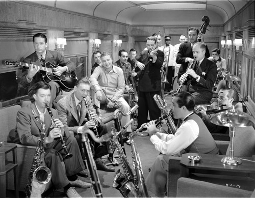 Phil Harris playing with a band Photo Print - Item # VARCEL684361