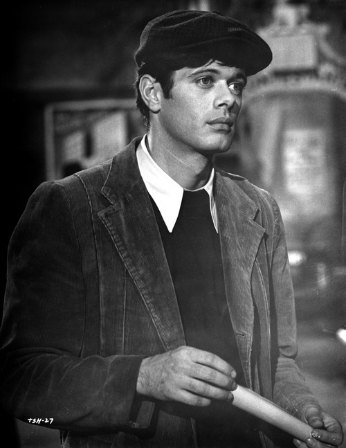 Film still of Michael Sararzin wearing flat cap and a suede jacket Photo Print - Item # VARCEL684376