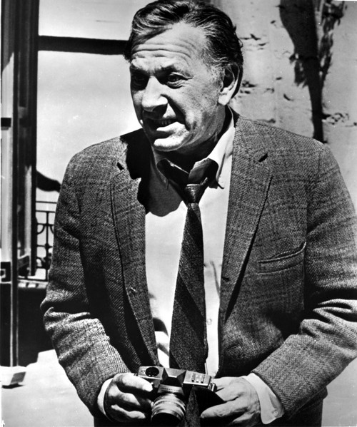Jack Klugman with a camera Photo Print - Item # VARCEL684487