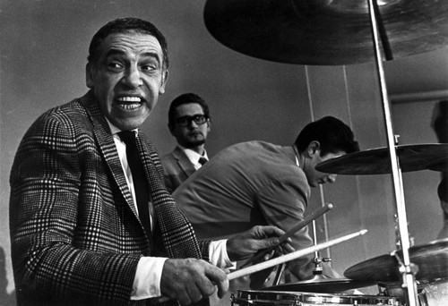 Buddy Rich playing the drums Photo Print - Item # VARCEL684542