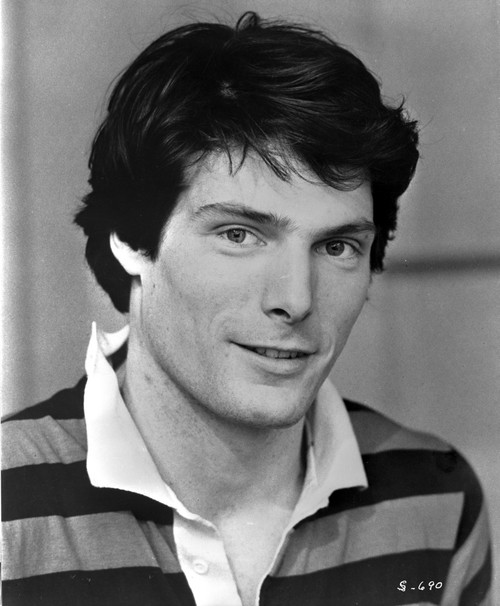 Christopher Reeve wearing a striped shirt Photo Print - Item # VARCEL684548