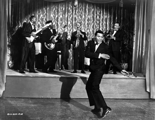 Chubby Checker performing on stage Photo Print - Item # VARCEL684585