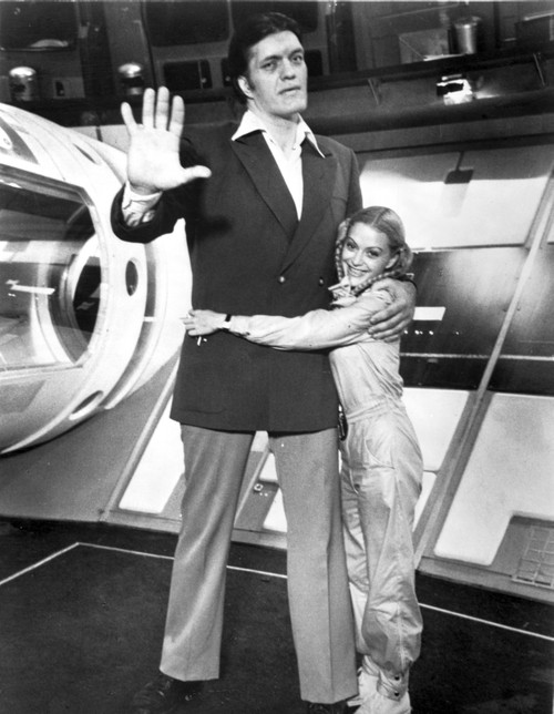 Richard Kiel with a woman Photo Print - Item # VARCEL684665