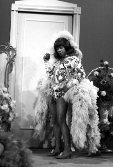 Flip Wilson wearing a show girl costume Photo Print - Item # VARCEL684906