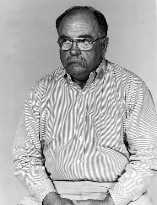 Wilford Brimley wearing a striped shirt Photo Print - Item # VARCEL684926