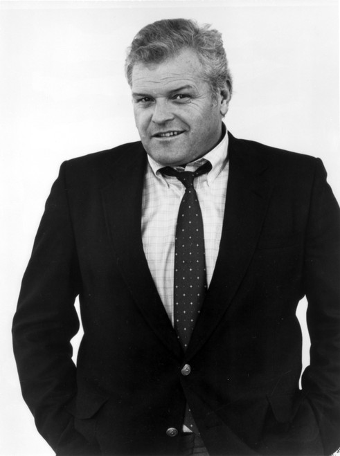 Brian Dennehy wearing a striped tie and a suit Photo Print - Item # VARCEL684940