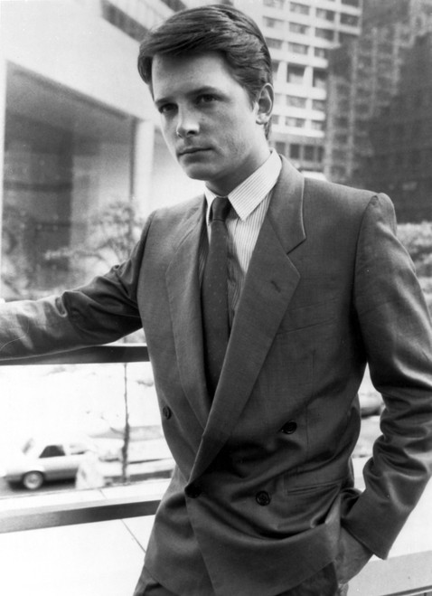 Michael J Fox wearing a suit Photo Print - Item # VARCEL684949