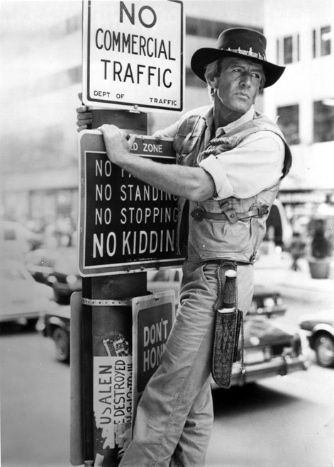 Film still from Crocodile Dundee Photo Print - Item # VARCEL685011