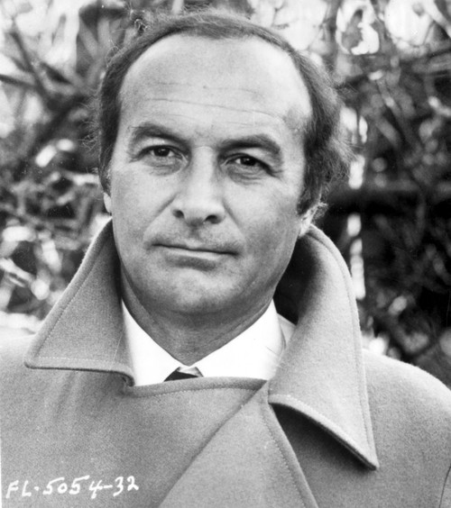 Robert Loggia wearing a coat outdoors Photo Print - Item # VARCEL685020