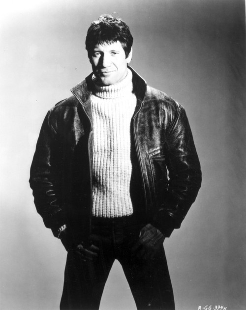 Fred Ward wearing a leather jacket Photo Print - Item # VARCEL685189