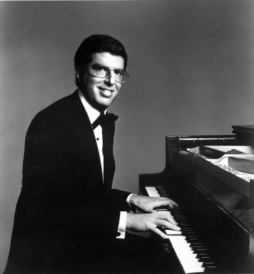 Marvin Hamlisch at a piano Photo Print - Item # VARCEL685221