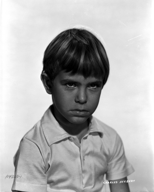 Charles Herbert with an angry expression Photo Print