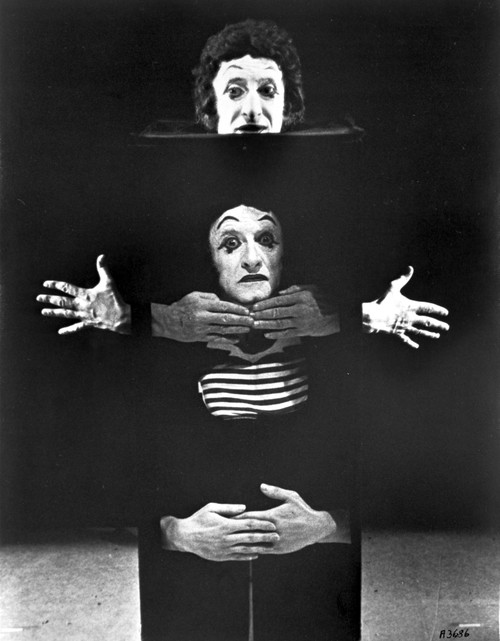 Marcel Marceau performing a magic trick Photo Print - Item # VARCEL685250