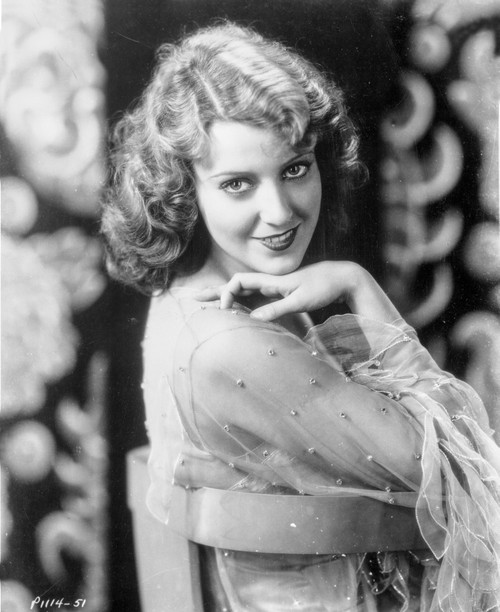Jeanette MacDonald looking over shoulder Photo Print - Item # VARCEL685301