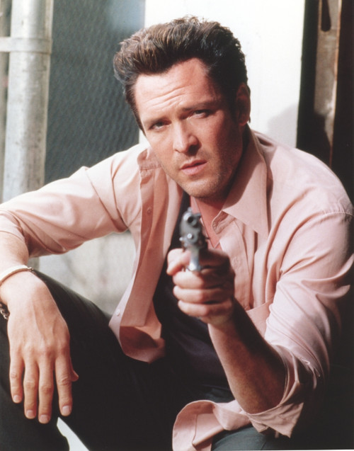Michael Madsen sitting with Hat Portrait Photo Print - Item # VARCEL685332