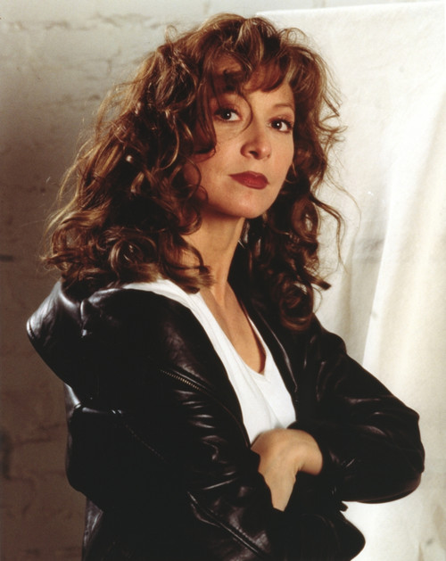 Wendy Makkena Posed in Black Leather Jacket Photo Print - Item # VARCEL685345