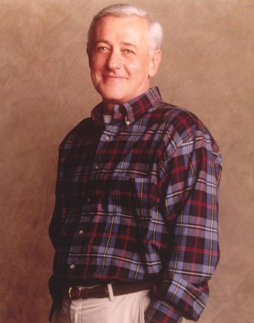 John Mahoney smiling in Polo Photo Print - Item # VARCEL685343