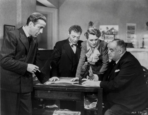 Film still of Humphrey Bogart and co stars in the Maltese Falcon Photo Print - Item # VARCEL685360