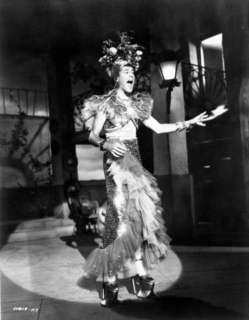 Jerry Lewis performing in drag Photo Print - Item # VARCEL685547