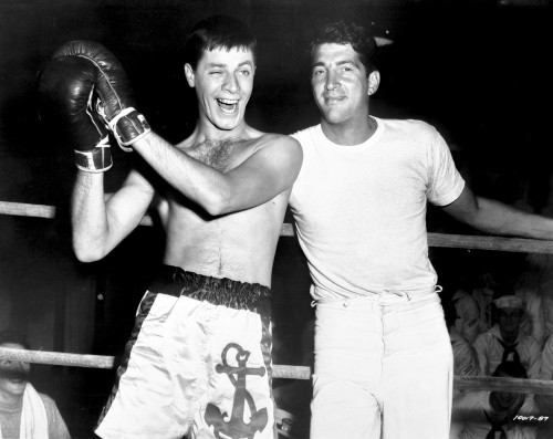 Martin and Lewis in a boxing ring Photo Print - Item # VARCEL685580