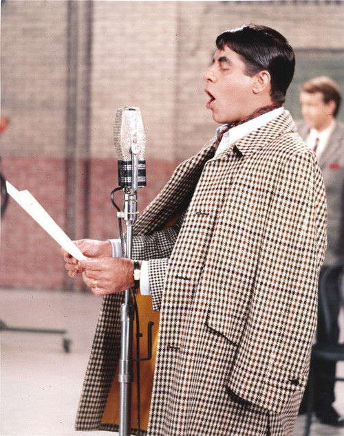 Dean Martin and Jerry Lewis singing in Coat Portrait Photo Print - Item # VARCEL685591
