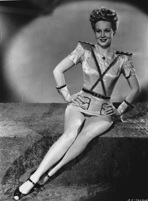 Virginia Mayo wearing a mini dress Photo Print - Item # VARCEL685689