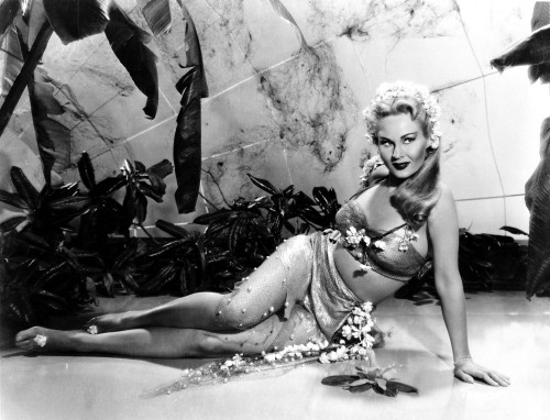 Virginia Mayo wearing a bikini and skirt Photo Print - Item # VARCEL685695