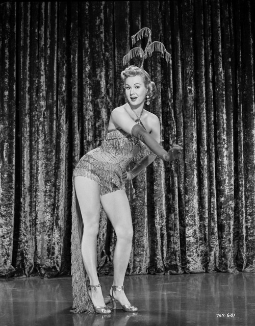 Virginia Mayo Dancing in Mini Dress with Heels Photo Print - Item # VARCEL685700