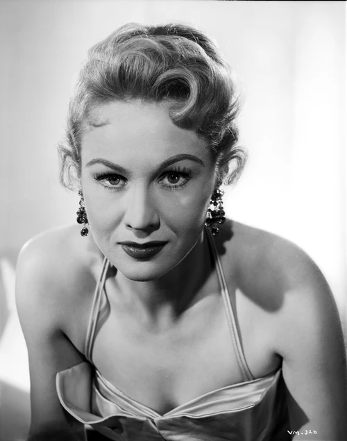 Virginia Mayo Posed in Dress with White Background Photo Print - Item # VARCEL685724