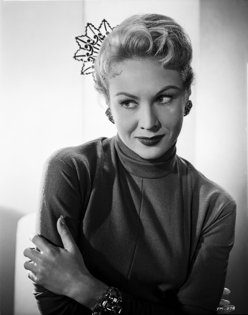 Virginia Mayo Posed in Long Sleeved Clothing Photo Print - Item # VARCEL685723