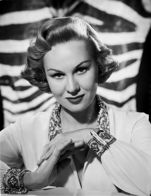 Virginia Mayo Posed with Hands Clenched Together Photo Print - Item # VARCEL685731
