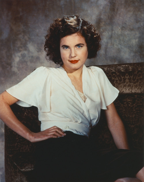 Elizabeth McGovern in White Portrait Photo Print - Item # VARCEL685788