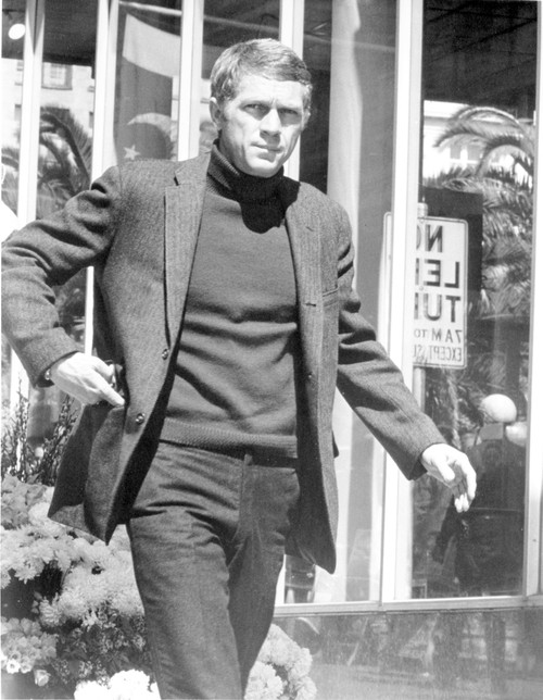 Candid Steve McQueen Photo Print - Item # VARCEL685809