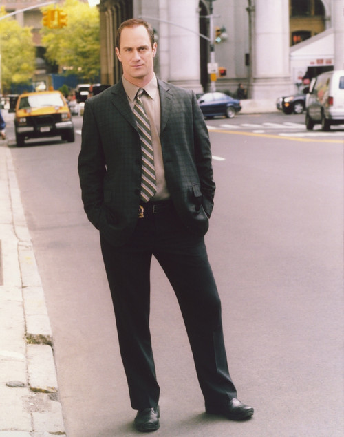 Christopher Meloni standing in Coat Portrait Photo Print - Item # VARCEL685836